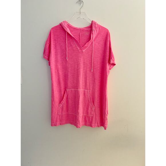 Catherines Riviera Hooded Tunic Performance Top Plus Size 0X 14/16 - Picture 2 of 7